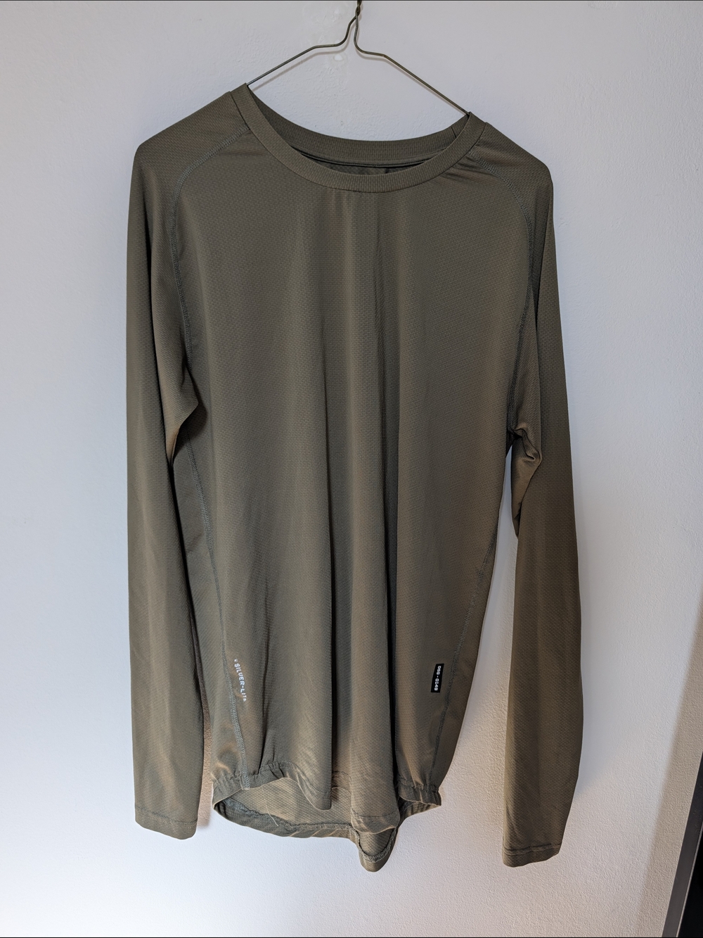 ASRV Men's Long-Sleeve Performance Top - Olive Green